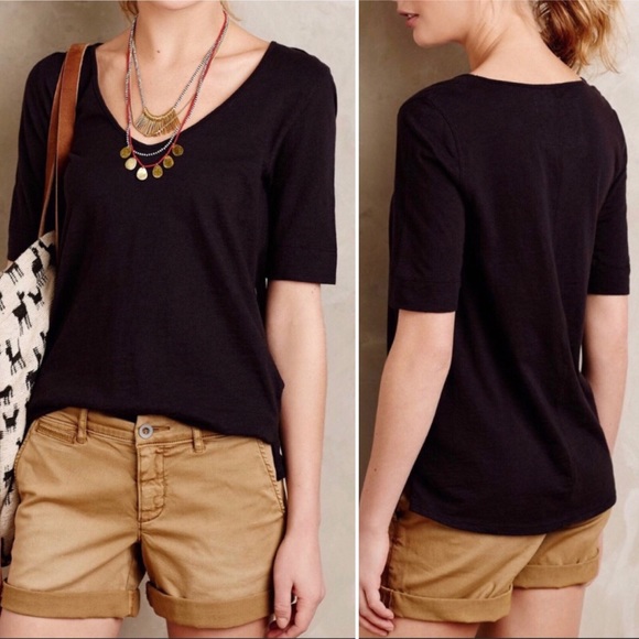 Anthropologie Tops - NWT Anthropologie | Pure + Good Black Shirt